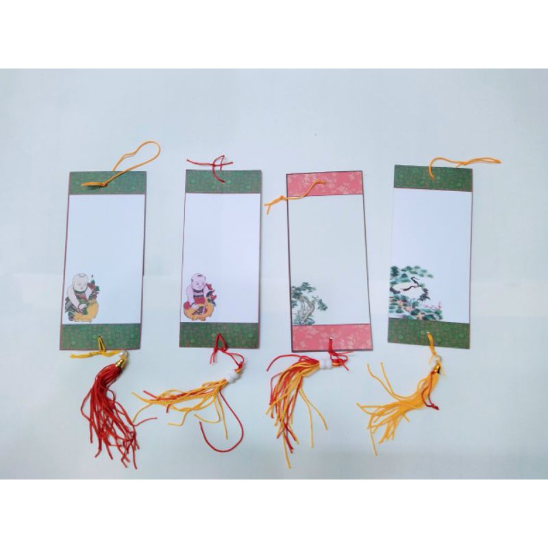 Combo 10 tờ giấy viết thư pháp mini 8x18cm